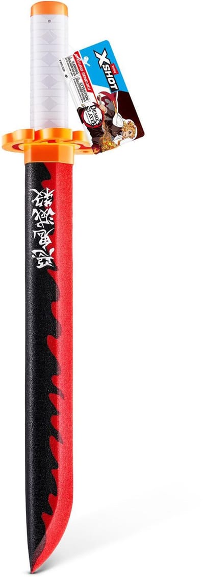 Zuru X-shot foam zwaard Demon Slayer speelgoedzwaard 80 cm multicolor.