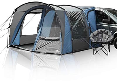 Vrijstaande busluifel 300 met Vloermat - Waterdichte tunneltent voor bus en Van - Ideaal voor camping