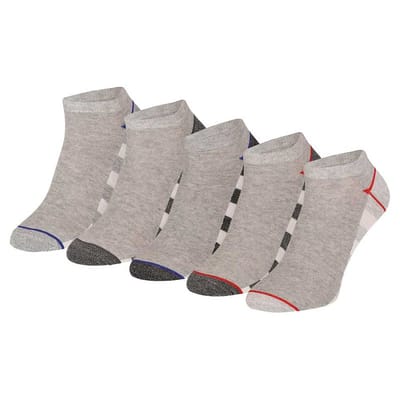 Enkelsokken heren Fashion - Grijs - 5-Pak - Grijs / 41/46