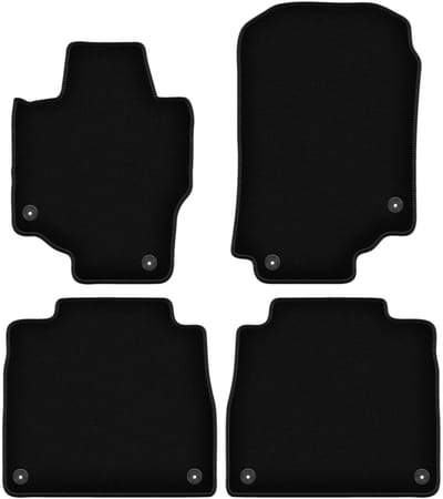 BASIC zwarte veloursmatten voor: Mercedes GLS X167 SUV (2019-)