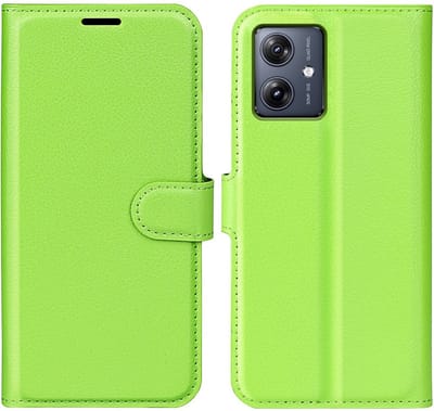 Coverup Hoesje - Geschikt voor Motorola Moto G54 Hoesje - Coverup Book Case - Groen