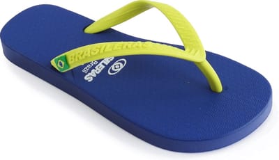 Brasileras Slippers Kinderen- Blauw Geel- 27/28
