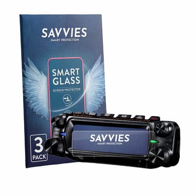 3 Stuks Savvies Screenprotector - geschikt voor Yaesu FTM-310 - beschermfolie glas transparant