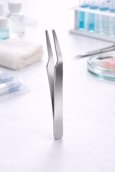 Belux Surigcal Instruments / Micro Pincet 10 cm – Stompe Punt – Lichtgewicht – Chirurgisch Precisie Pincet – RVS – Autoclaveerbaar