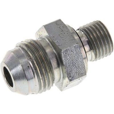 JIC  Dubbele Nippel G1/4'' X UNF 3/4''-16 Staal NBR 275bar [2 Stuks]