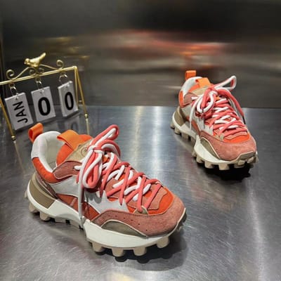 Retro Forrest Gump Schoenen Dames Lente Nieuwe Casual Dikke Zool Sport All-match Kleurblok Oude Schoenen 35 gray