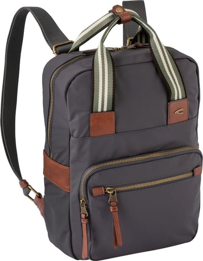 camel active Vrije tijd rugzak Rugzak met laptopvak Bari Backpack Dark Grey Donkergrijs
