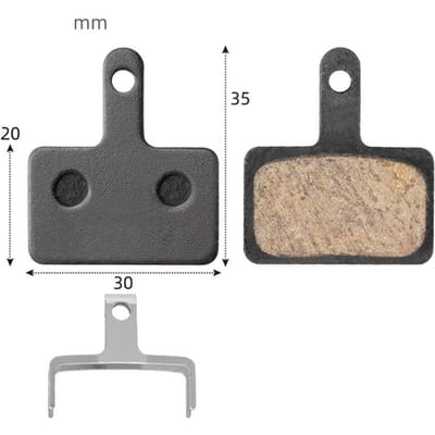 Praktische schijfremblokken fietsaccessoires zwart 003