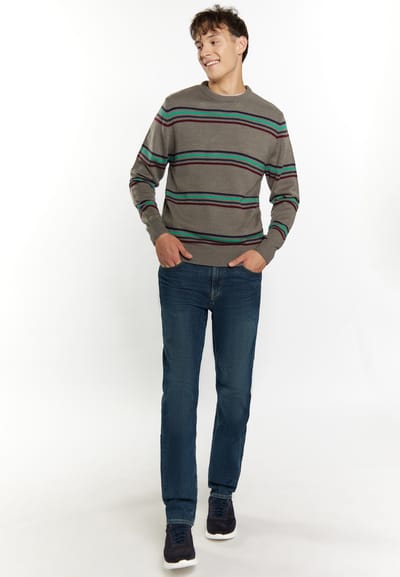 Mo Jumper Heren licht grijs melange