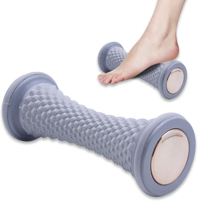 Voetmassageroller - Fasciaroller drukpunten - Pijnverlichting voeten - Ergonomisch design - 2 stuks - Blauw