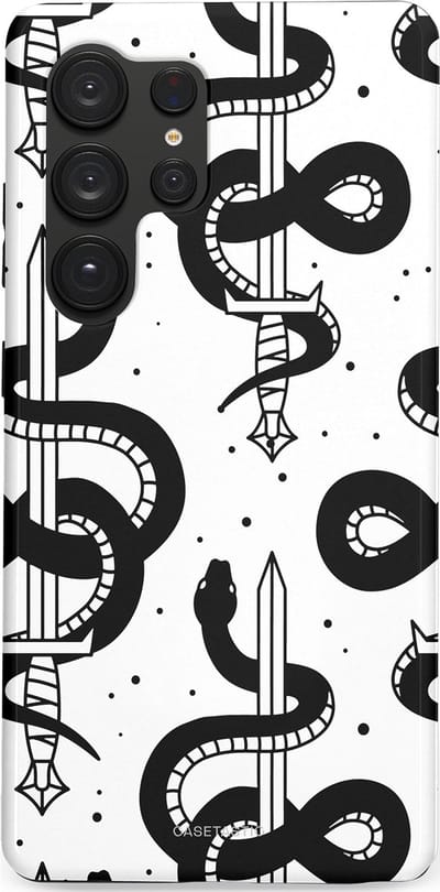 Casetastic Hoesje Geschikt voor Samsung S25 Ultra - Stijlvolle Beschermende Duo-layer Case - Sluipzwaard