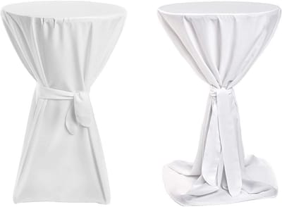 Set van 2 Premium Statafelhoezen voor Ronde Tafel - Diverse Kleuren en Maten Beschikbaar
