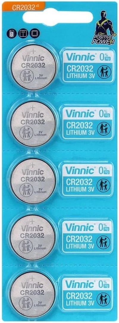 Vinnic CR2032 Lithium Batterijen (5 stuks) 3V