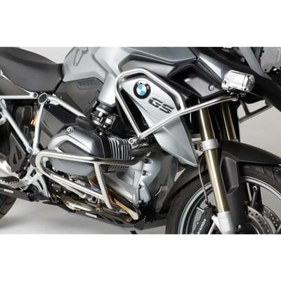 Motorfiets frame protectors hoog roestvrij staal SW-Motech BMW R 1200 GS LC (12-16) (x2)