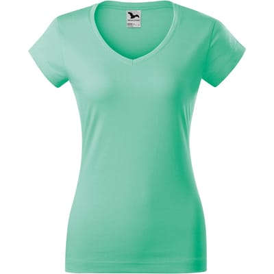 Dames-T-shirt met V-hals Malfini 162