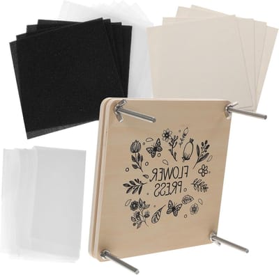 Bloemenpers Set - Gedroogde Bloemen Pers - Bloemen Drogen - Meerlaags Persen - 18 x 18 cm - Diverse kleuren