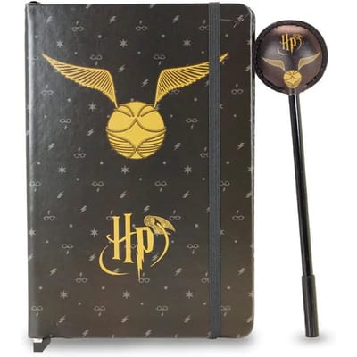 Harry Potter - Notebook with Pen - Gift Set - Golden Wings - 100 pagina's