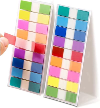 360 Stuks Zelfklevende Strips in 9 Kleuren - Notitiepapier, Pagina Markers en Index Tabs voor Organisatie