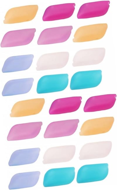 Tandenborstelkapjes - Beschermhoesjes - Reizen en thuis - Stof- en vuilafstotend - 2.5x6.4cm - Diverse kleuren