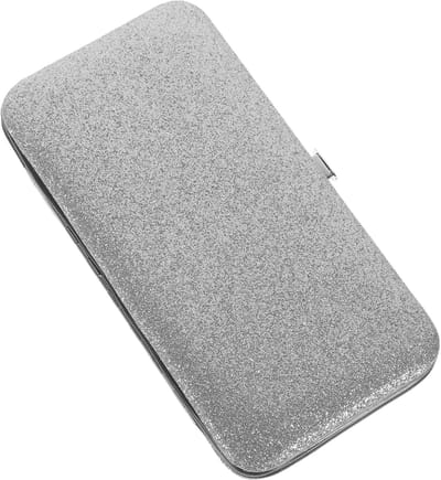 Pincet Opbergtas - Wimper Pincet Houder - Wimperextensions Organiseren - Beschermt Tegen Krassen - 15.5 x 8.5 cm - Zilver