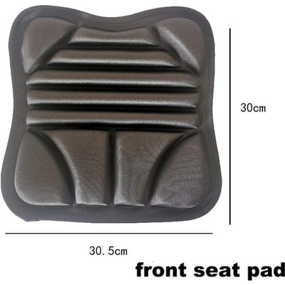 Coussin de siège de moto 3D Comfort Gel Cushion Seat Housse de siège respirante universelle absorbant les chocs pour Advanced Mountain noir