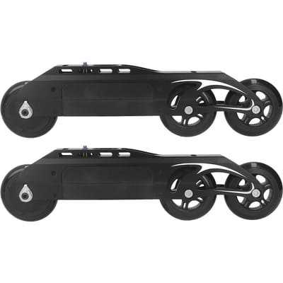 Elektrische Rollerblades met Dubbele Wielaandrijving Elektrische Inline Skates voor Moeiteloos Soepel Glijden EU Stekker 100‑240V black