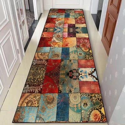 Boho Antislip Gangtapijt Decor Huis Lobby Deurgang Lopers Tapijten Bedzijde Gang Wasbaar Tapijt Hotel Trappen Hal Vloermatten 60*300cm