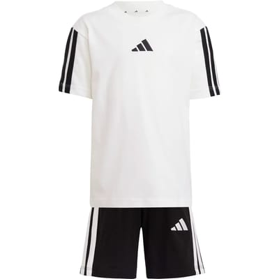 adidas Sportswear Essentials T-shirt Set Kids - Kinderen - Wit