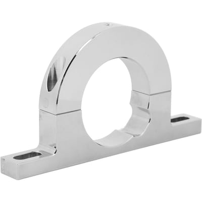 2 Inch Buis Stuurkolom Beugel 2310000030 Billet Aluminium Stuurkolom Met Sleutel Anti-Val Montage zilver