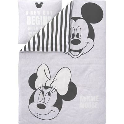 Lidl Kinder dekbedovertrek 140 x 200 cm - Disney (Grijs)