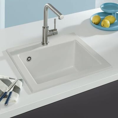 Villeroy & Boch Subway 50 S inset sink, drain set with manual override 331501R1
