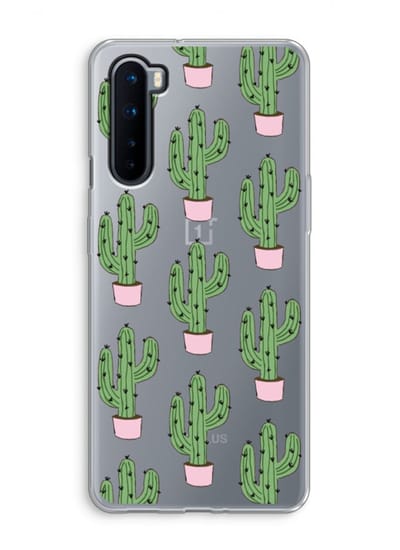 Case Company® - Hoesje geschikt voor OnePlus Nord hoesje - Cactus Lover - Soft Cover Telefoonhoesje - Bescherming aan alle Kanten en Schermrand