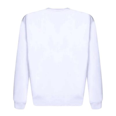 DSquared2 Uniseks Sweatshirt met bloklogo voor volwassenen (Wit)