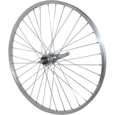 City-achterwiel met stalen naaf en aluminium tandwiel Velox torpedo 1V. 26"