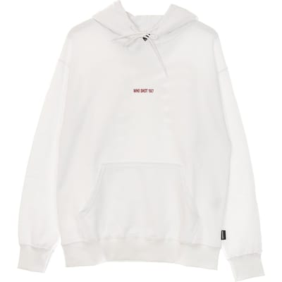 Ribs Biggie Hoodie Wit lichtgewicht herensweatshirt met capuchon