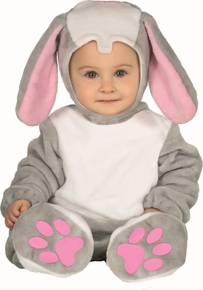 Fiestas Guirca - Jumpsuit Little Bunny - 12-18 maanden - Carnavalskleding - Carnaval - carnavalskleding 2027 - Carnaval kostuum