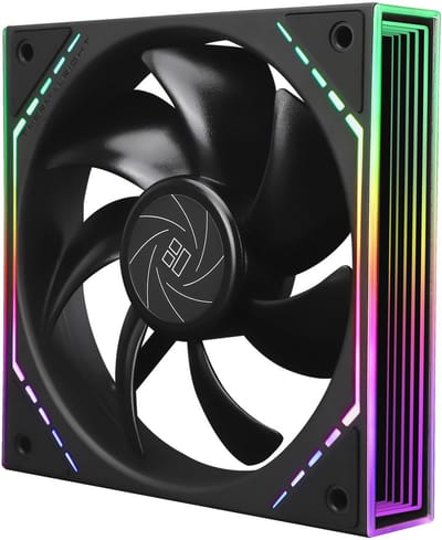 PC Ventilator - Behuizing Fan - Computer Koeling - Dubbel ARGB Effect - 120 mm - Zwart