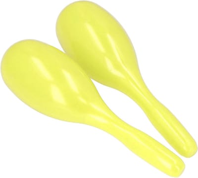 Maracas Set - Muziek Rammelaars - Muziek Maken - Ergonomische Handgreep - 2 Stuks - Geel