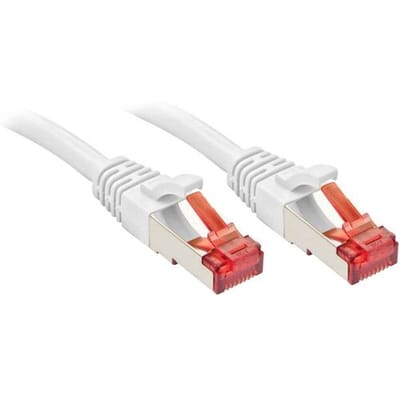 LINDY 47799 RJ45 Netwerkkabel, patchkabel CAT 6 S/FTP 15.00 m Wit Snagless 1 stuk(s)