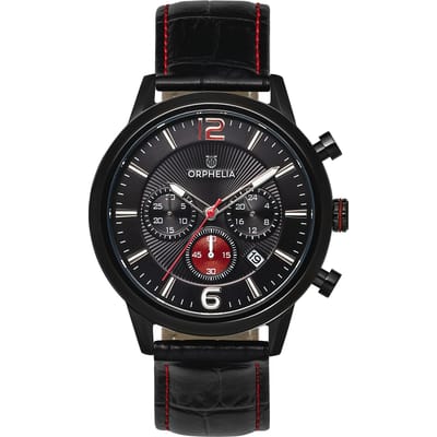 Orphelia Tempo-limitededition herenhorloge Zwart OR81803