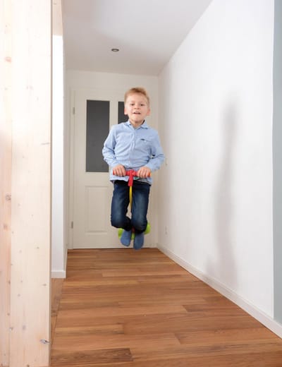 Eduplay pogo jumper spring speelgoed voor kinderen balans en motoriek.