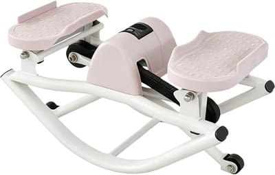 Draagbare Trainer - Fitnessapparaat Balans - Thuis Trainen - Hydraulische Schokabsorptie - 6.8 kg - Roze