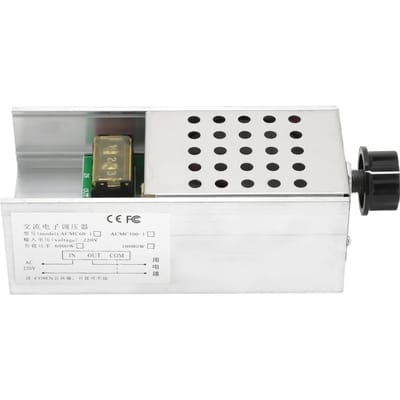 Régulateur de tension électrique SCR 6000 W AC 220 V Variateur de vitesse du moteur Contrôleur de température