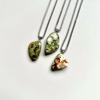 Gemstone ketting Rhyoliet
