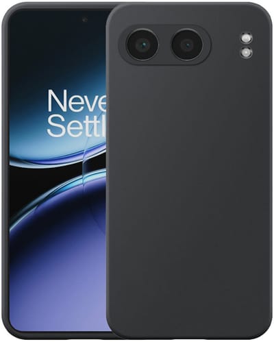 Geschikt voor OnePlus Nord 4 Telefoonhoesje Flexibel Siliconen TPU hoesje - Flexible Back Cover Case Siliconen TPU - Zwart - Smartphonica geschikt voor OnePlus Nord 4