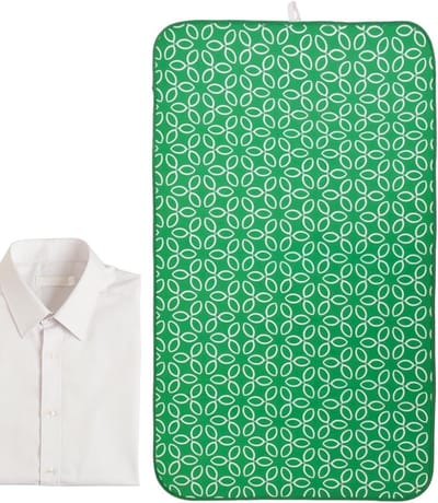 Strijkmat voor tafel - Hittebestendige deken - Kleding strijken - Draagbaar en opvouwbaar - 70x120 cm - Grijs