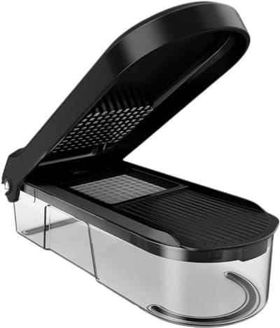 DnA® Groentesnijder - Mandoline Keukensnijder - Mandoline Groentesnijder - Zwart - 26cm x 13cm x 8cm