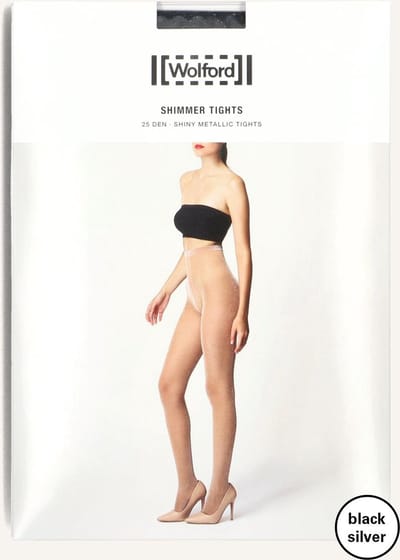 WOLFORD Shimmer Tights Beenmode Dames - Zwart - Maat S