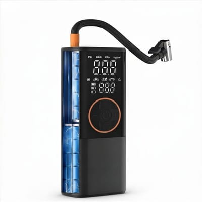 DnA® Compressor Bandenpomp - Compressor - Bandenpomp - Zwart - 8cm x 5cm x 19cm
