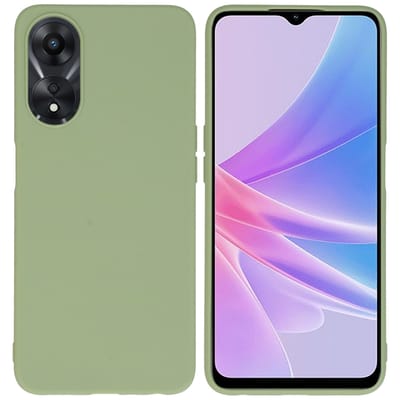 imoshion Hoesje - Geschikt voor Oppo A78 (4G) - Color Backcover - Olive Green